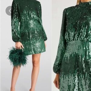 Rico Samantha sequin mini ombré dress.